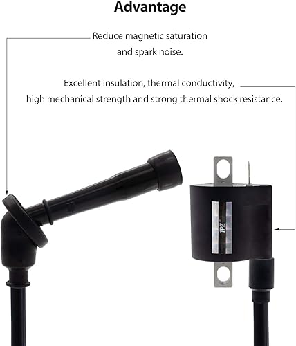 Miniatura 7 de 1PZ Repuesto de bujía de bobina de encendido CW1-X01 para Yamaha Raptor 660R Grizzly Rhino 660 YFM660 YXR660 2001 2002 2003 2004 2005 2006 2007 2008