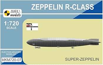【新品】P級&Q級ツェッペリン2機セット 1/720 マークワンモデルズ マークⅠモデル MKM720-04 1/720 P級&Q級ツェッペリン飛行船