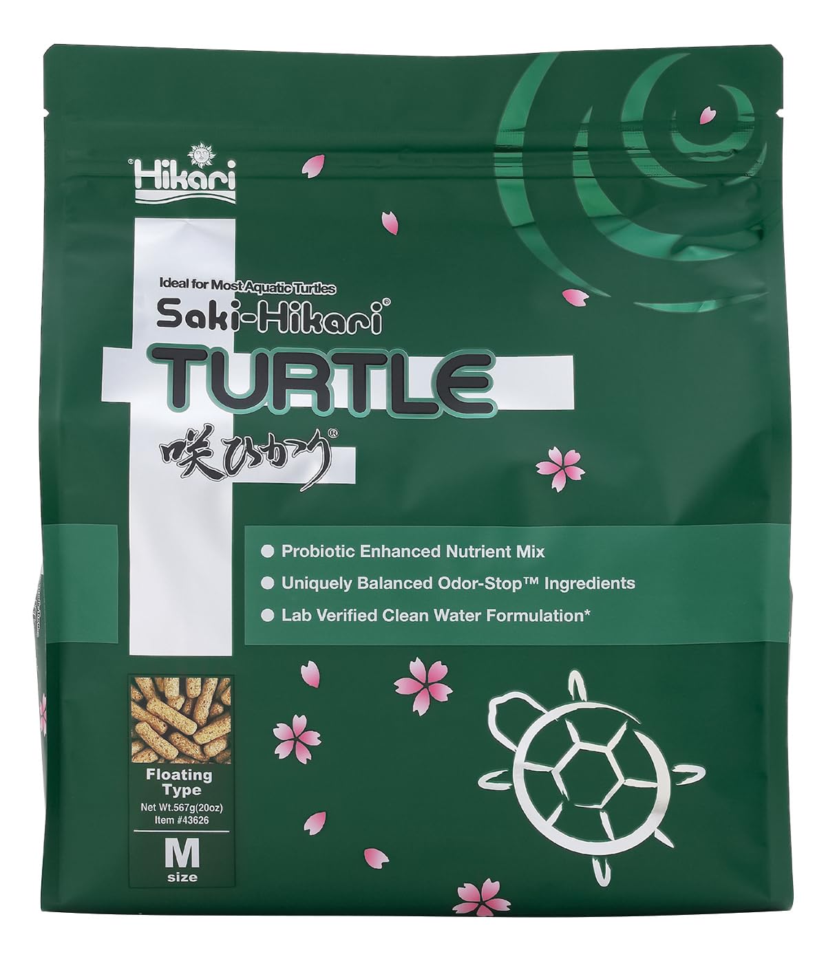 330338 Saki-Turtle Sticks, 20 oz, Black