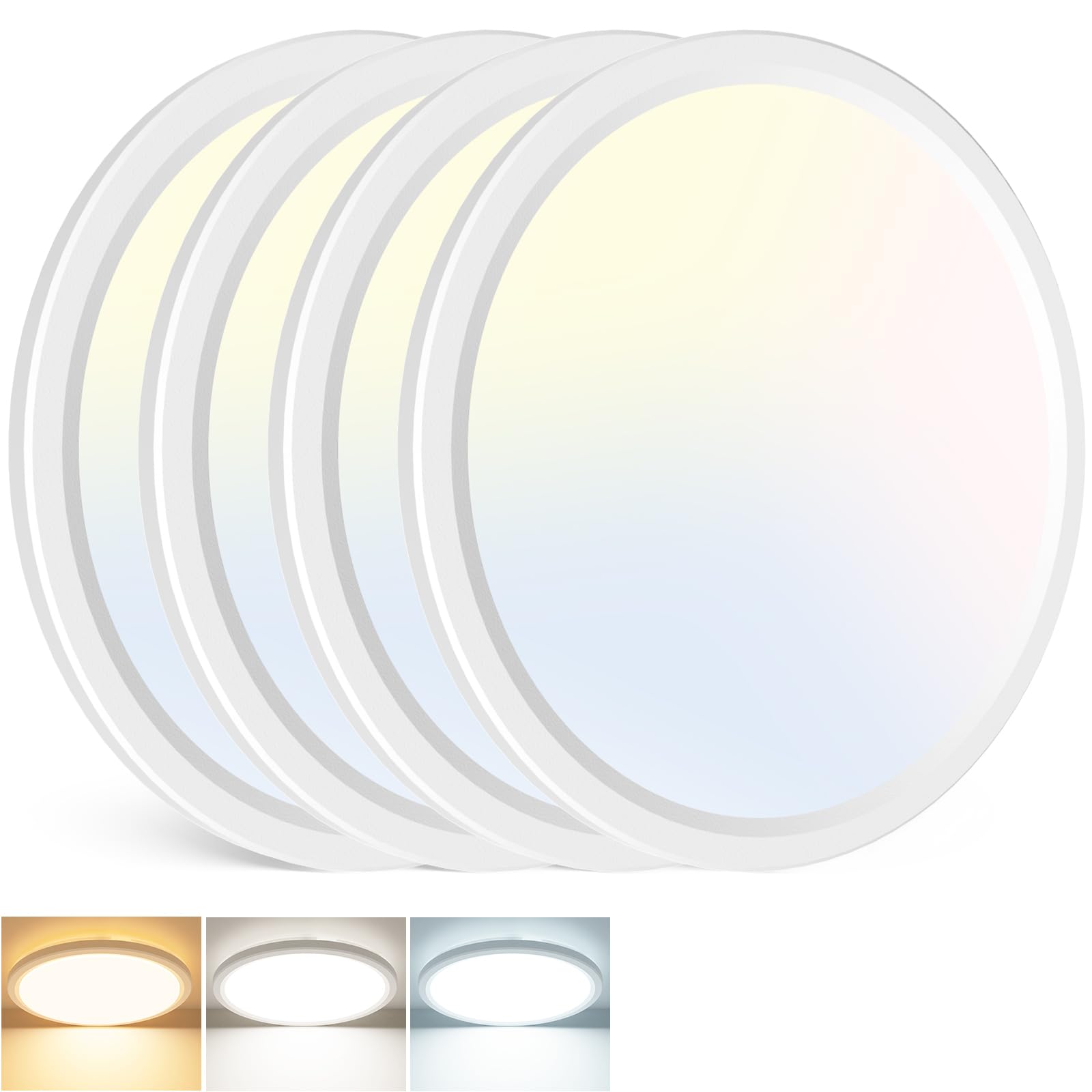 slochi 18W 1800LM LED Deckenlampe