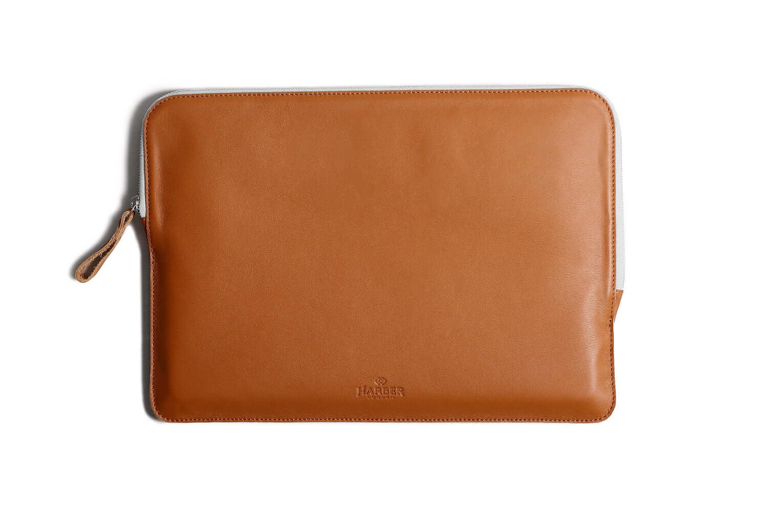 Harber London - Funda fina de piel para portátil S7 | Compatible con MacBook PRO 15" (2012/2015) | Azul marino | Hecho a mano con materiales certificados duraderos y ecológicos