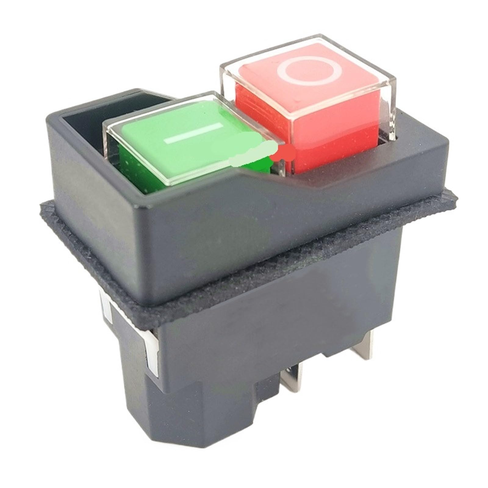 Interruptor electromagnético trifásico CA 230 V 16 A KLD-28 A KJD17, interruptor pulsador impermeable de potencia for máquina.(5 pin)