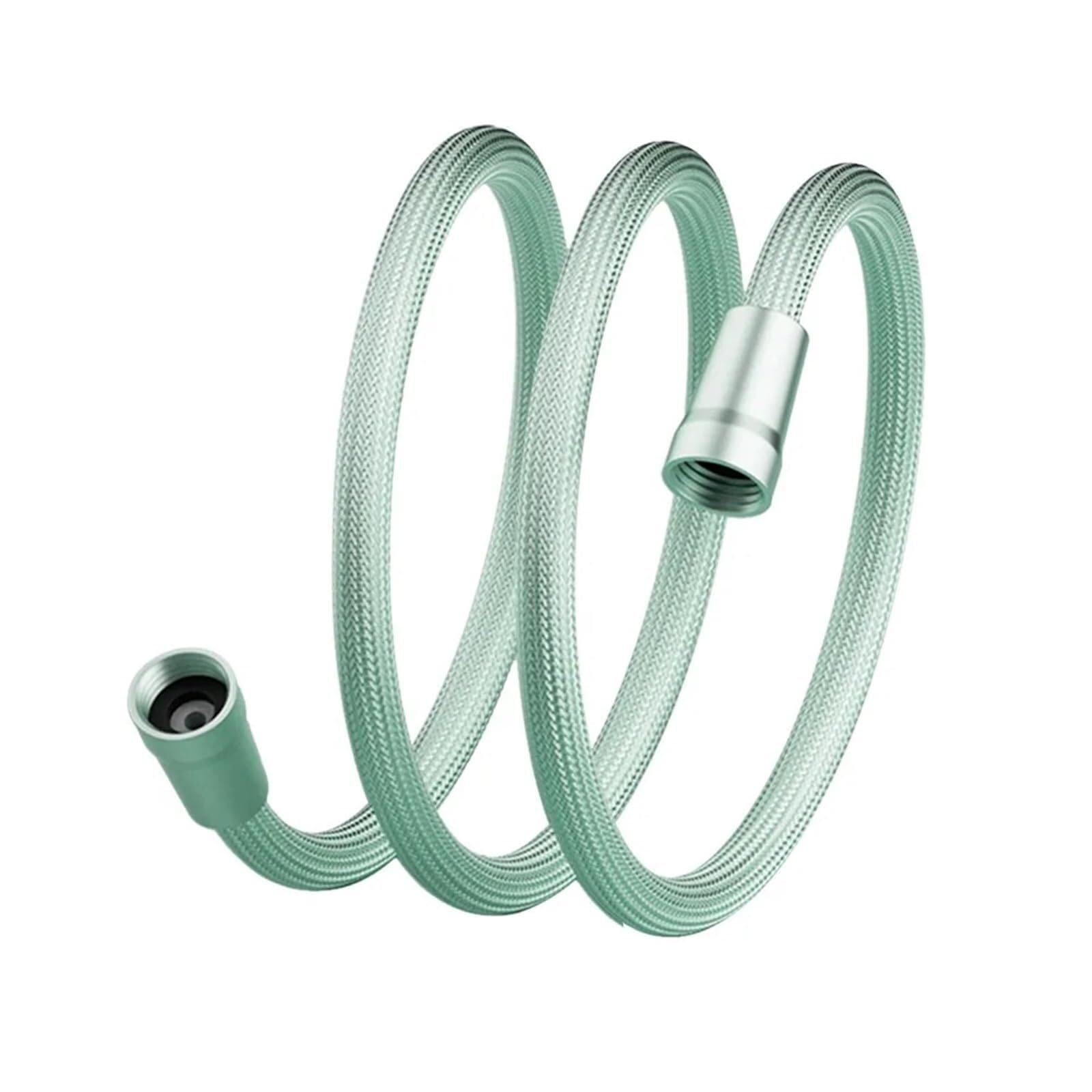 Zhaoqin One Color Shower Hose 1.5/2M Handheld Shower Hose Anti Winding Universal Interface Tube Flexible Gi/2 Bath Nylon Pipe Pipes & Fittings(1.5Meter-Green)