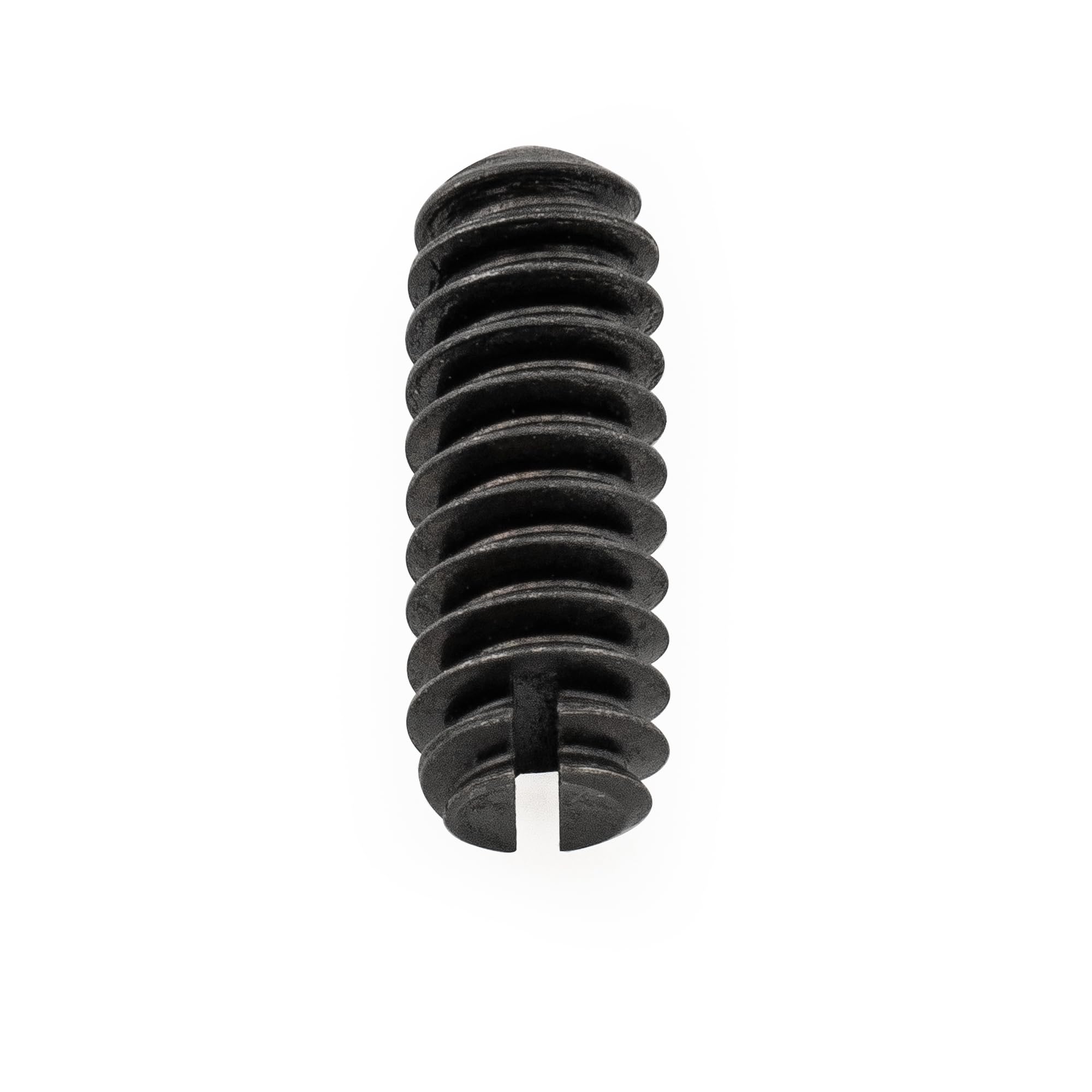 Musiclily Ultra UNC#6-32x3/8 Inch Stainless Steel Saddle Height Adjustment Screws Oval Point Slotted for USA Tele Style Electric Guitar Bridge Black (Set of 20) - Image 4