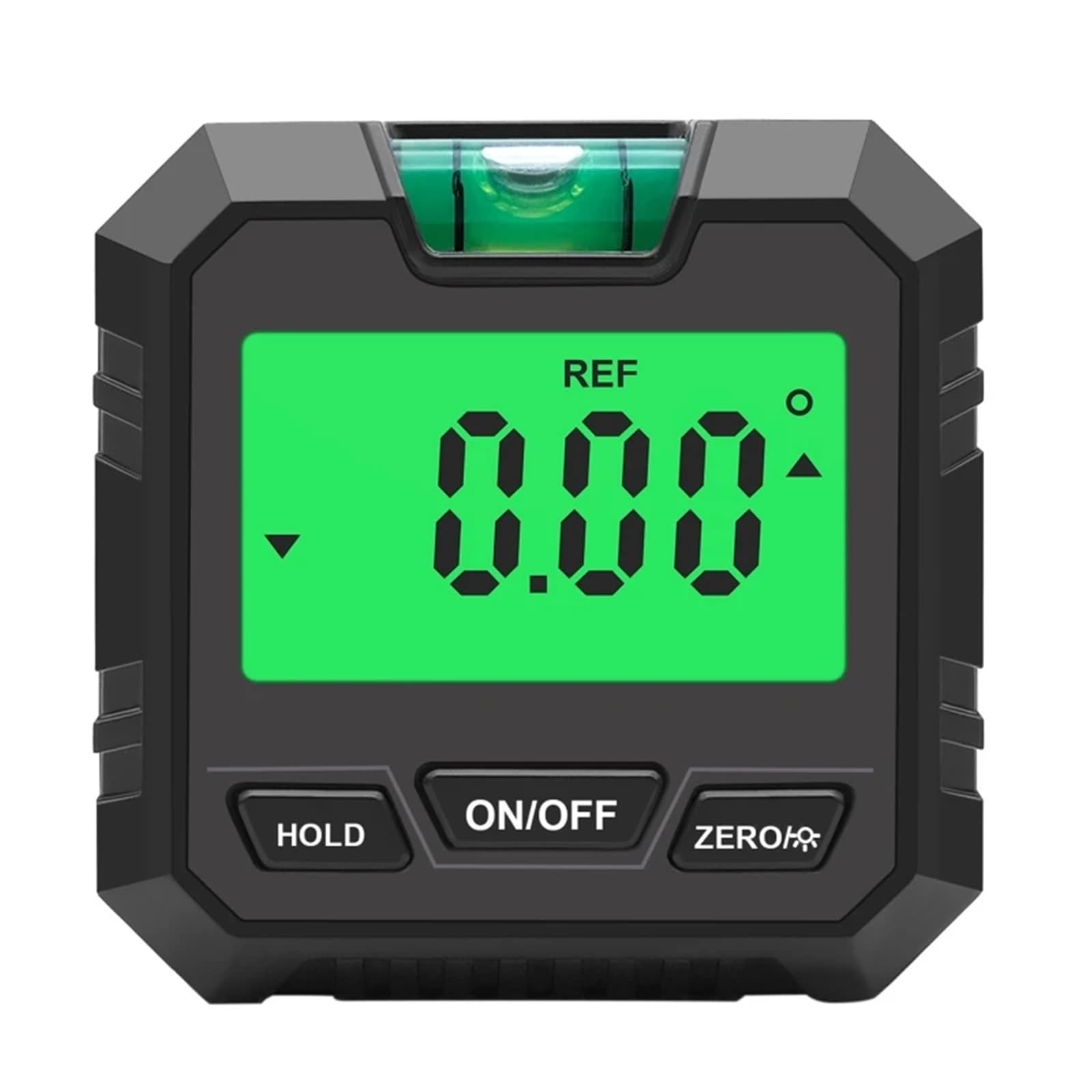 Digital Angle & Electronic Level 3-In-1 Digital Level/Protractor/Inclinometer/Angle Gauge Magnetic Level Box(Black With Bubble)