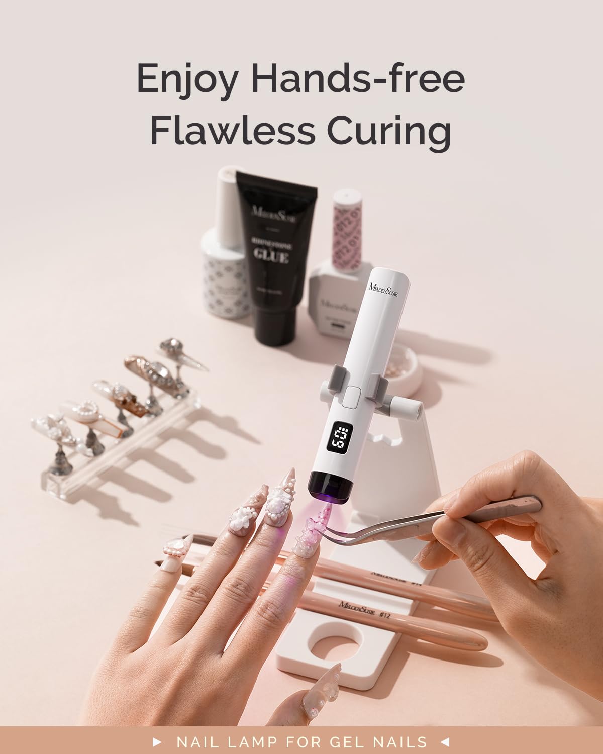 MelodySusie UV Light: Hands-Free Gel Nail Curing -5