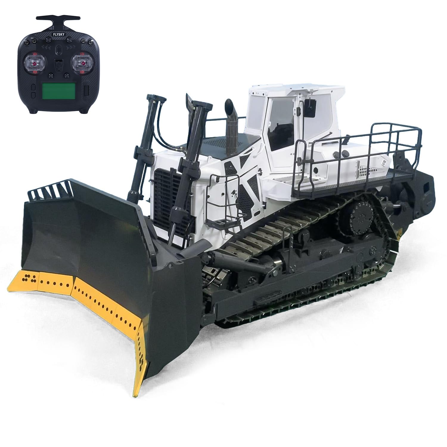 1:14 Bulldozer idraulico LR776 VAY 776 Metallo RC Dozer 5CH Valvola Costruzione Modello di Veicolo Radio Luce Suono Hobby Modello