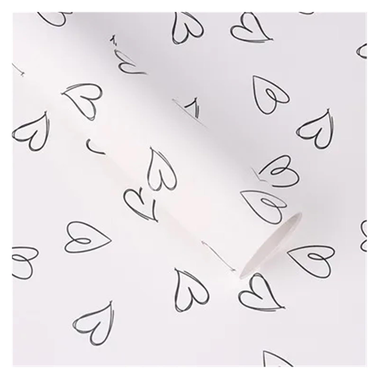 Papier do pakowania bukietów kwiatowych do 20 szt. Bukiet serca Wodoodporny papier dekoracyjny Kwiaty Materiały opakowaniowe Papier prezentowy