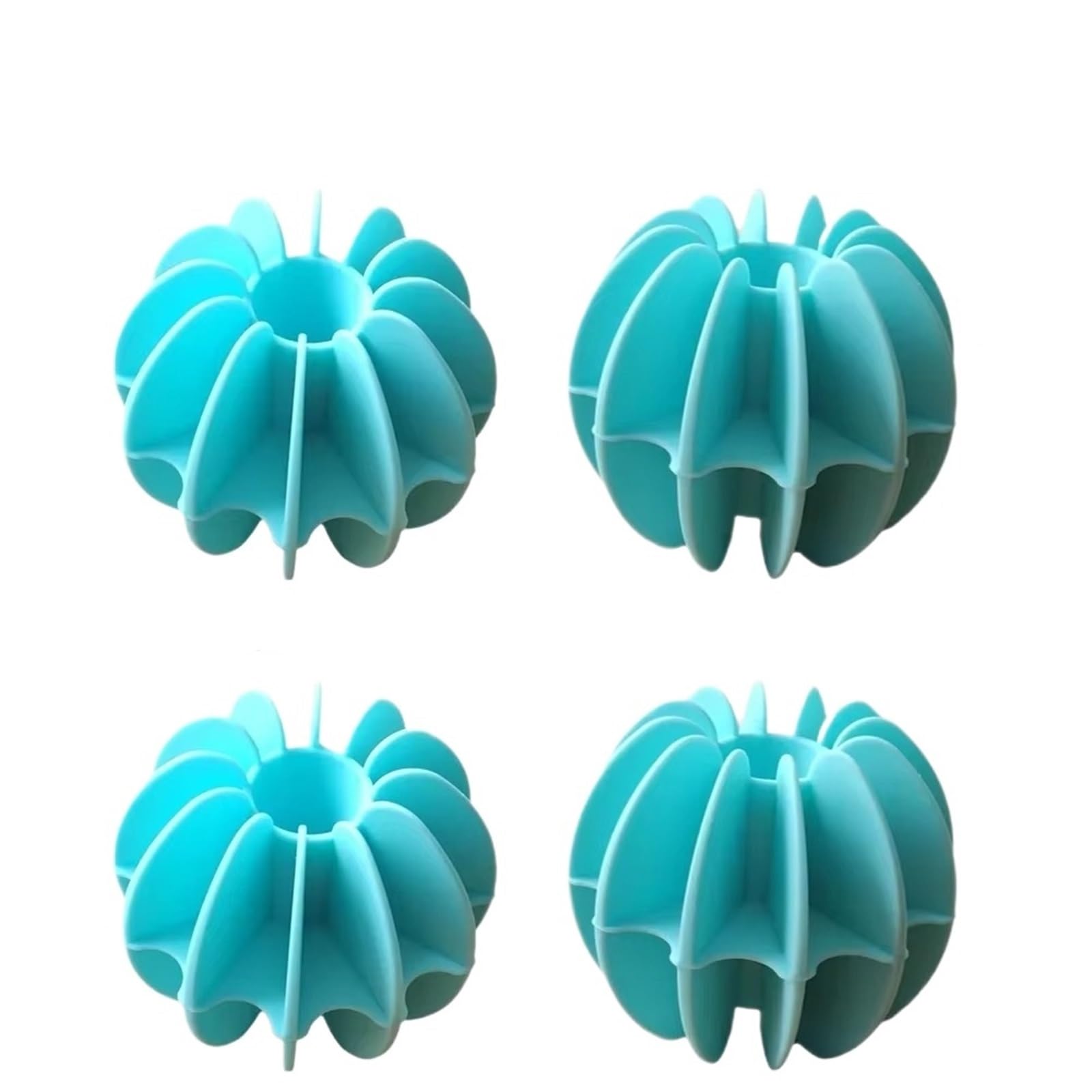 Shungong Reusable Washing Balls - 4 Pack Non-Twist Tangle-Free Laundry Balls For Delicate Clothes, Color Safe Washer Helper
