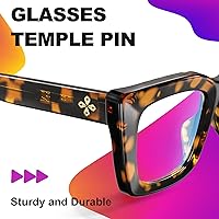 Vista 39 de VISOONE Cat Eye Blue Light Blocking Glasses TR90 Anti-glare Women Calida