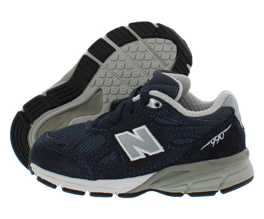 New Balance 990 V3 Infant/Toddler Shoes Size 6, Color: Navy Blue
