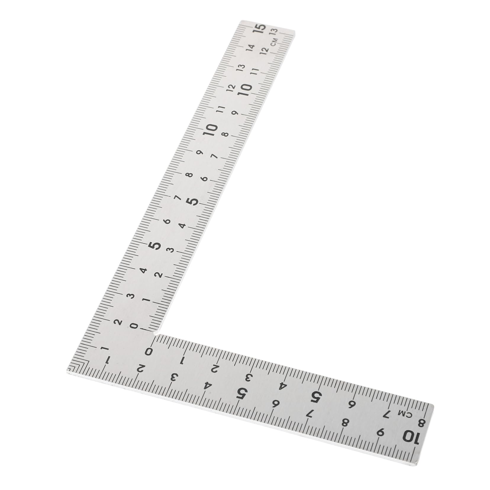 NULYLU High Precision Combination Square Tool 15x10cm Metal Woodworking Ruler for Carpenters