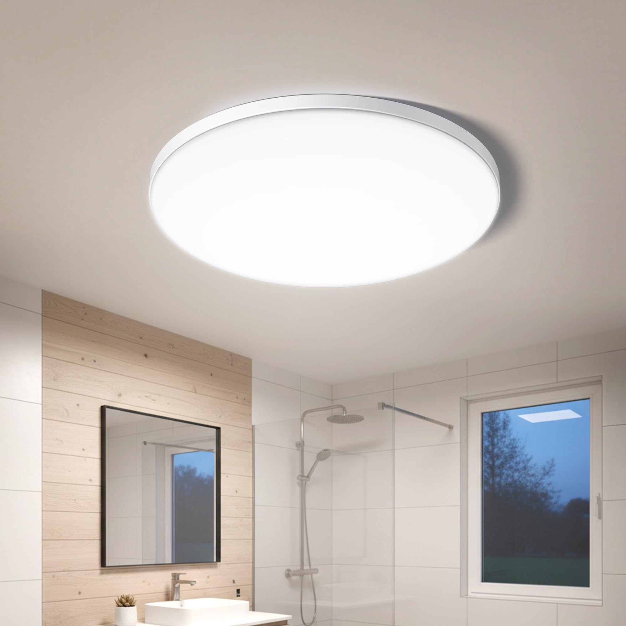 JONMONSM Led Deckenleuchte Flach