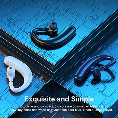 lifcasual Fone de ouvido BT5.2 de orelha pendurada Fone de ouvido único sem fio rotativo de 180 ° co