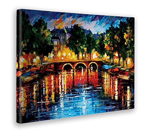 Giallo Bus 934 Quadro Stampa su Tela Canvas