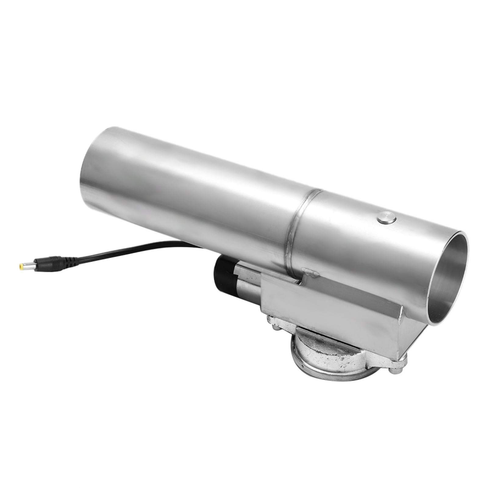 Qiilu Control Remoto de válvula de Corte en E de Tubo de Bajada de Escape eléctrico de Acero Inoxidable de 2,5 Pulgadas V5p478