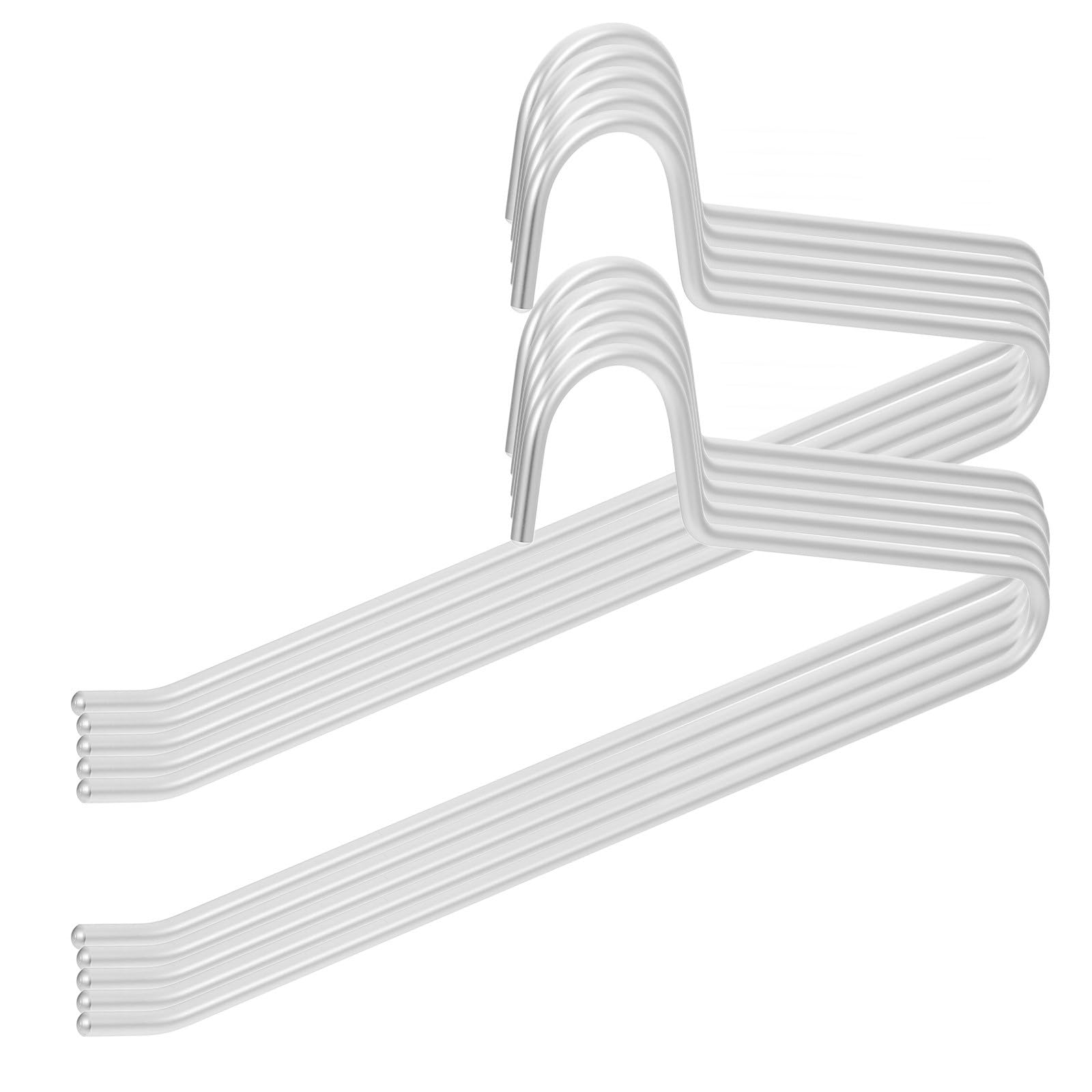 Cintres métalliques pour pantalons en alliage d'aluminium robustes