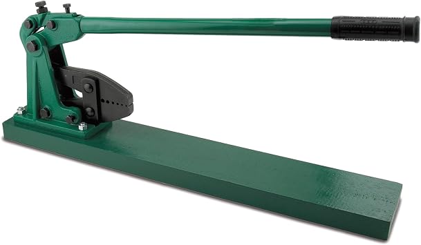 HI-SEAS Bench Crimper Tool Heavy-Duty Bench-Mounted Crimping Tool for 3.6 mm to 7.0 mm Sleeves Long Handle for Increased Leverage Ideal for Cable, Mono, and Offshore Fishing Rigs