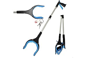 Blue Grabber Reacher for seniors reaching aid for heavy duty