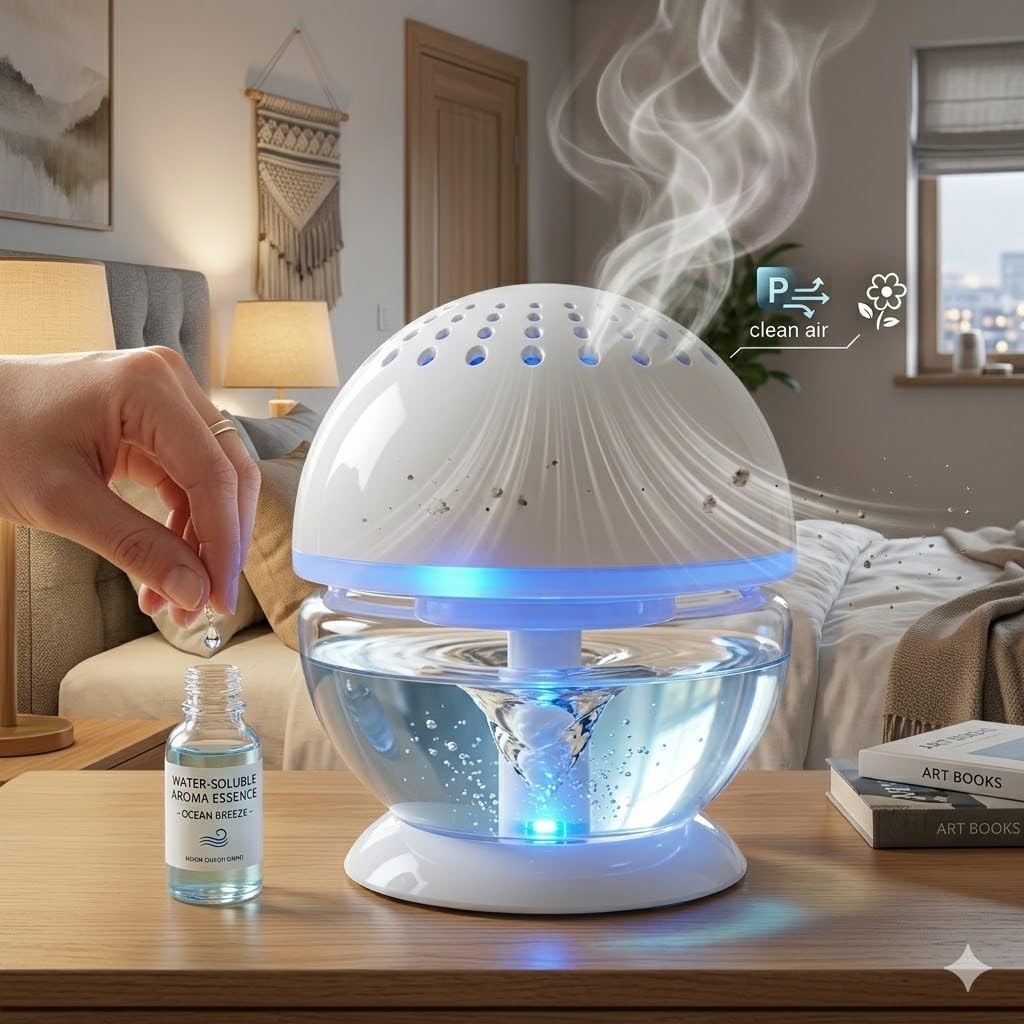 AIR O MATIC Air Purifier - Humidifier & Aroma Diffuser -7