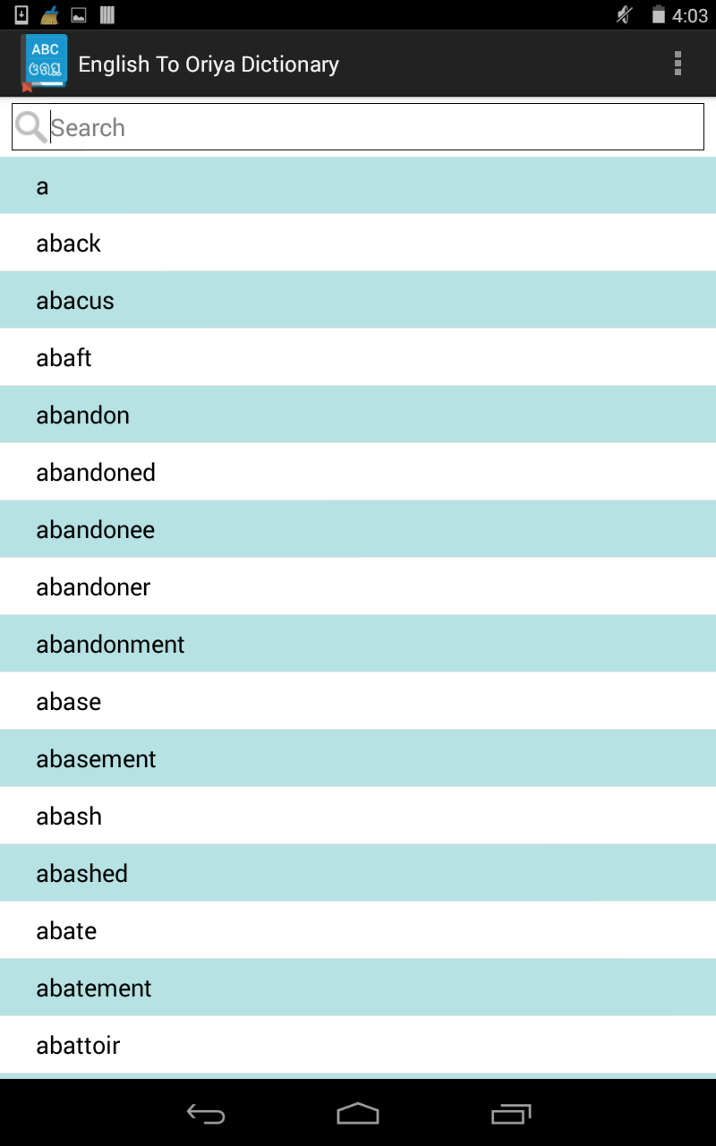 English To Oriya for Android