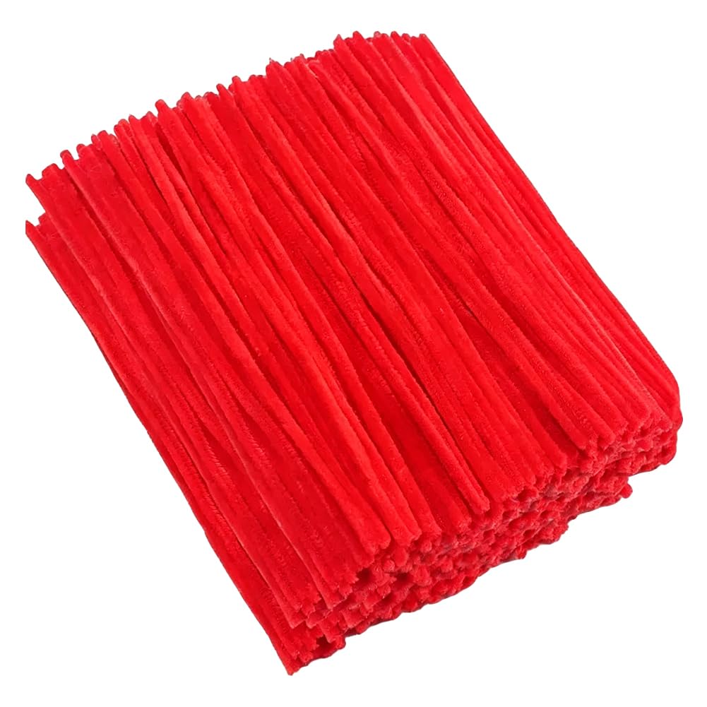 Material flexible y moldeable para manualidades, 100 barras rojas de 30 cm de alta torsión