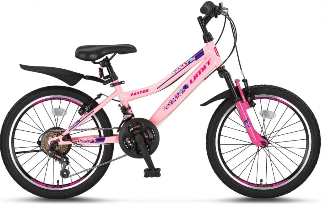 Ümit Bicycle 26 Faster V Brake 26 RIM Womens Mountain PINK-LILA GREENWAY BIKE