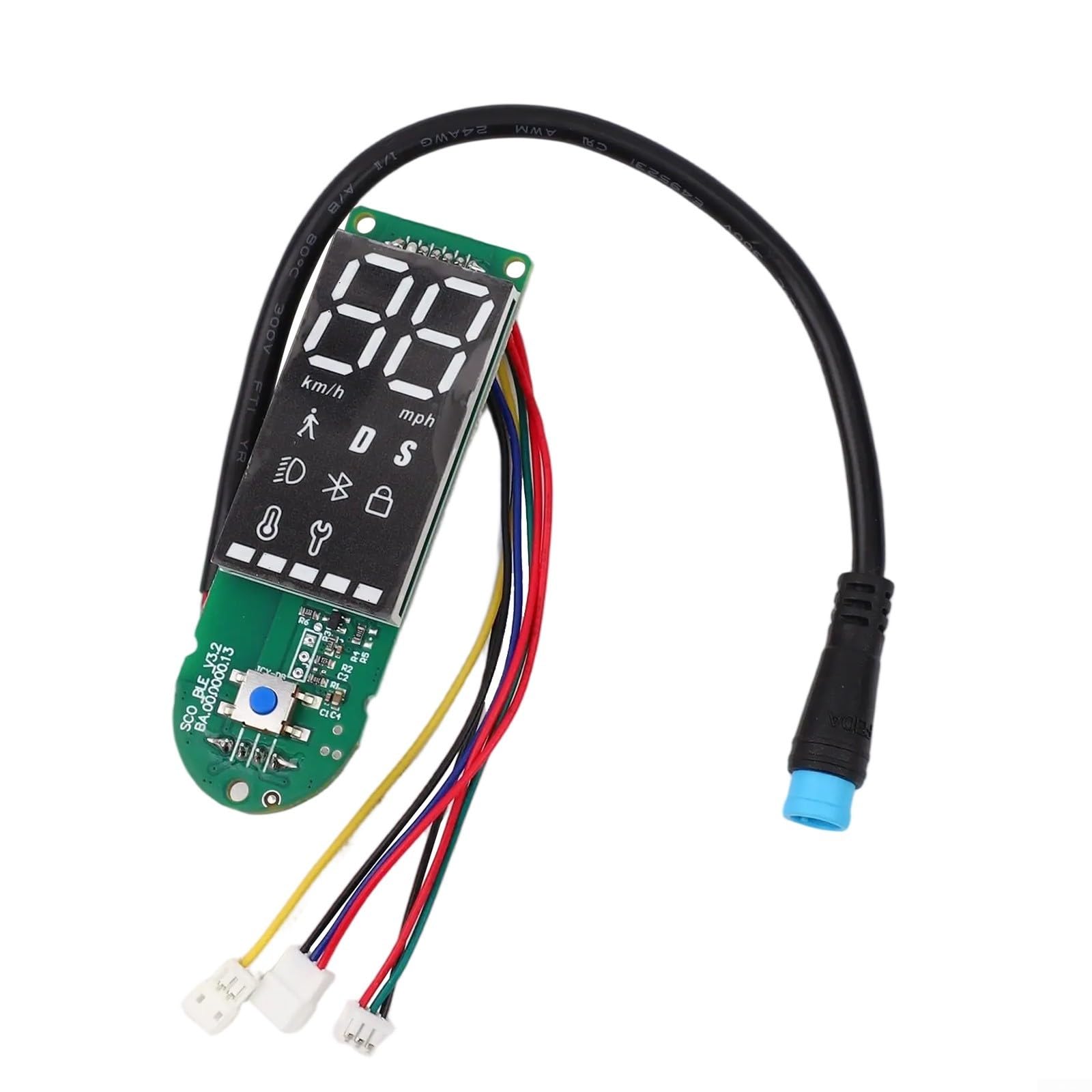 EcoLivzen Electric Scooter Dashboard Display, Circuit Board Control Panel Compatible for Xiaomi M-365 Pro Pro2 MI3Pro Replacement Parts Digital Screen Instrument Board Scooter Accessories (Pro2)