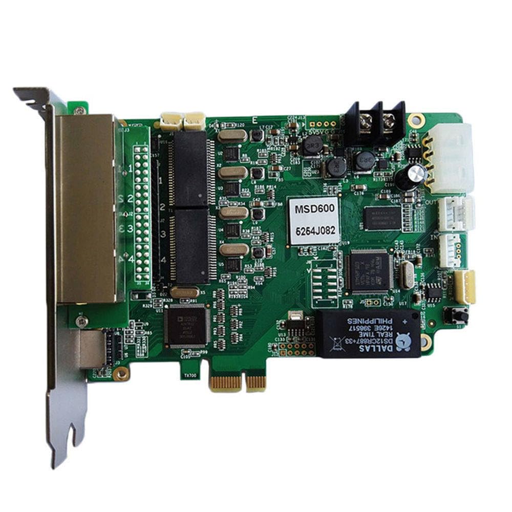 Generic Novastar RGB Full Color Video led Display Screen Sending Card NOVA MSD600 Supports MRV300/MRV336/MRV208/mrv328