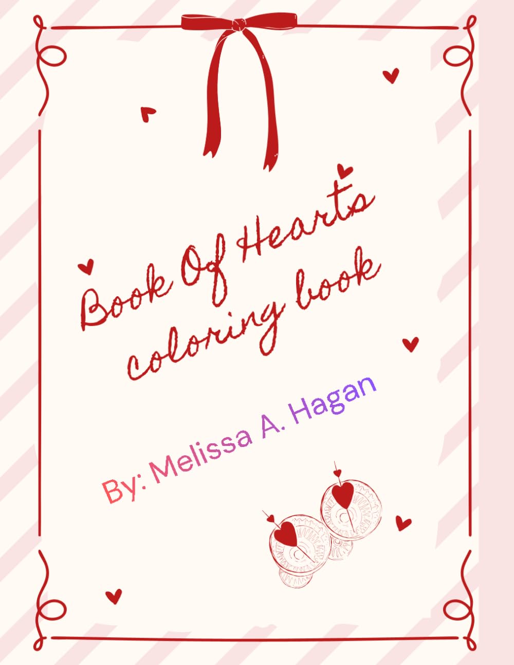 Book of Hearts Coloring Book: Valentines day