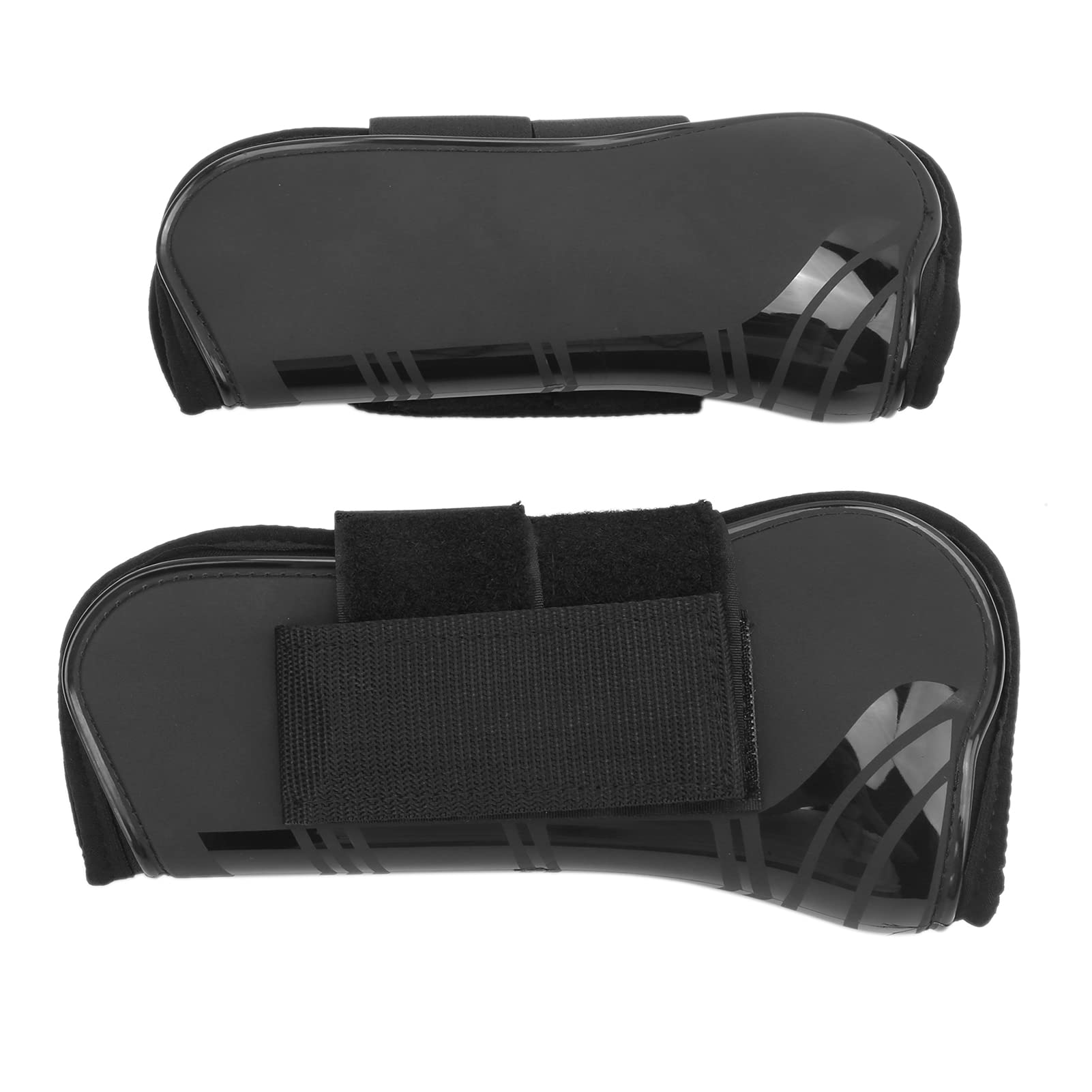 Open Front Jumping Tendon Horses Boots Tendon Boots Protective Lightweight and Jumping Support Leg Protector (A pair of large front legs)