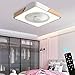 Ventilador de Techo con Luz y Control Remoto LED Lámpara de Ventilador Vortex Regulable Ajusta la Velocidad del Viento 3 Velocidades del Viento Ajustable,A-50 * 18cm