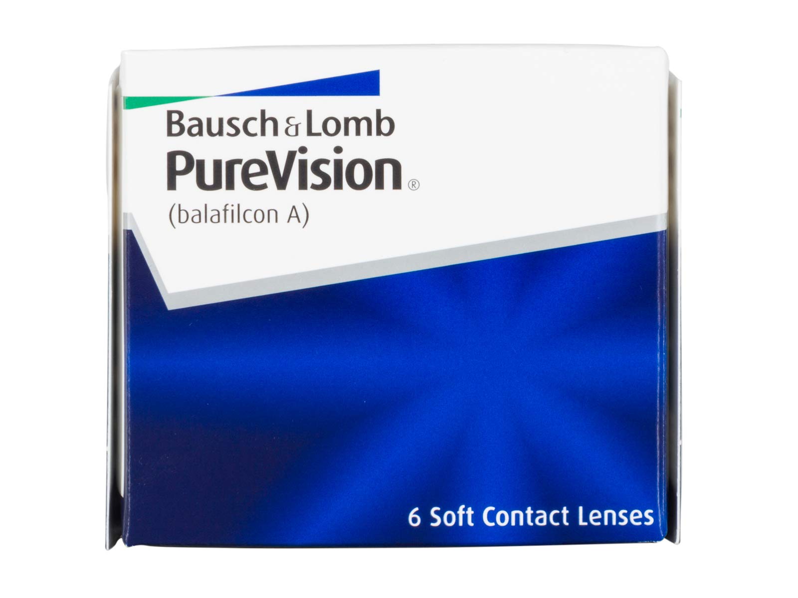 Purevision BAUSCH + LOMB - Lentes de contacto de reemplazo mensual - Pack de 6
