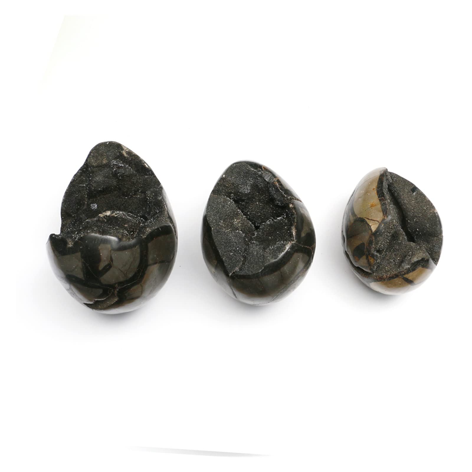 Raumdekoration Kristall Natürlicher Drache Septarian Geode Quarz Große Steine ​​Steine ​​Cluster Kristalle Pendel Wahrsagerei Edelsteine ​​1 Stück 1-2 kg