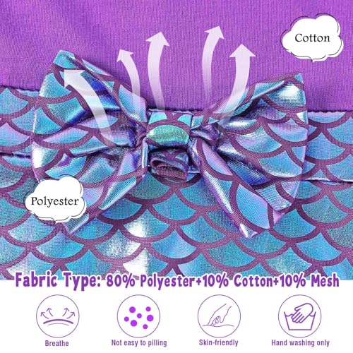 Vestido de Sirena para Niñas con Vincha miniatura 5