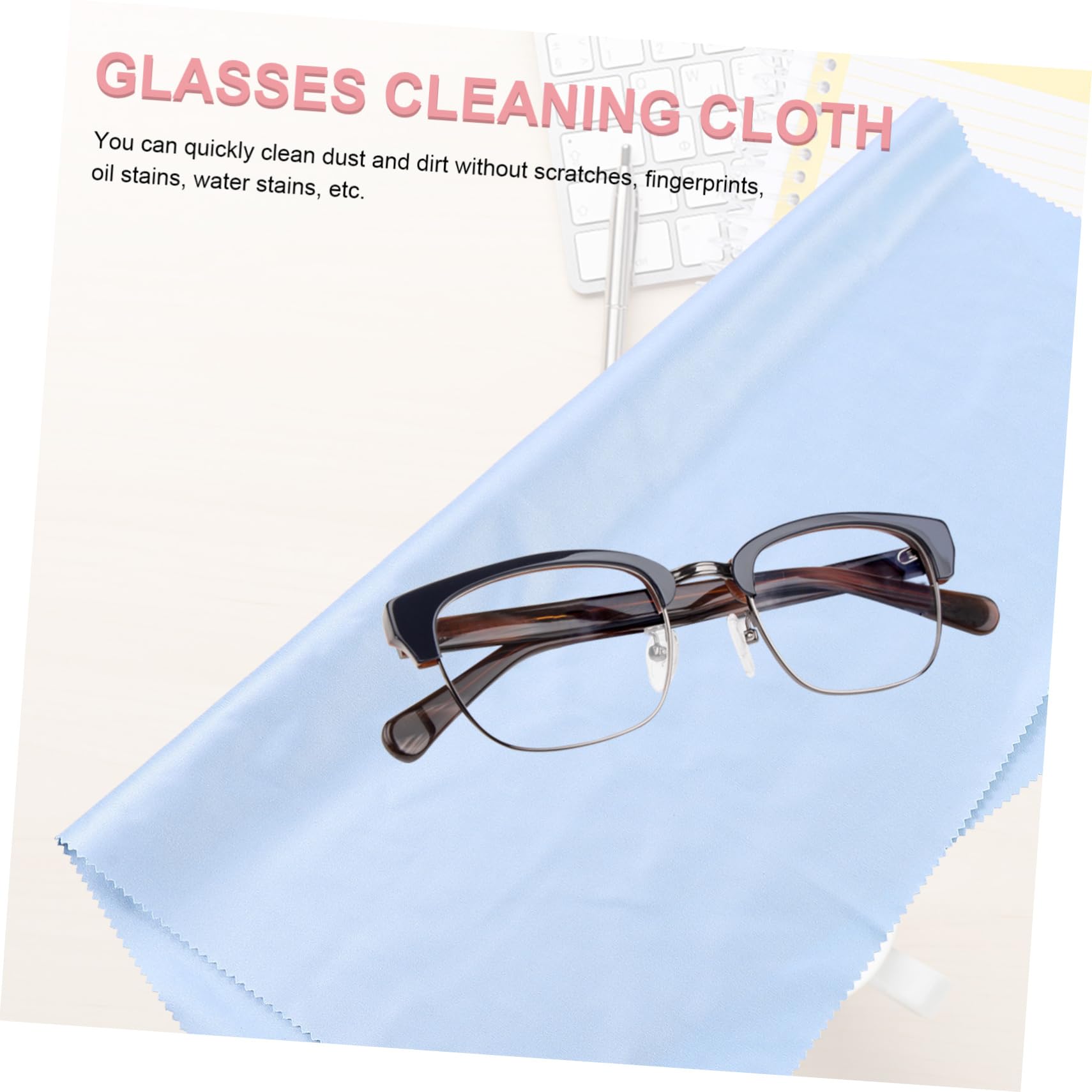 GLEAVI 2juegos Paños De Limpieza De Para Gafas Efecto Limpiante Superior Para Pantallas y Lentes Reutilizables Secado Rápido
