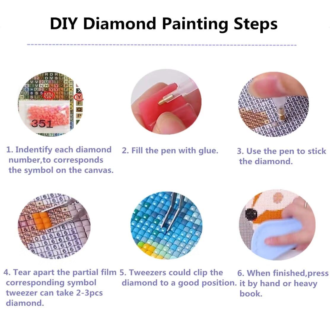 Diamond Painting XXL 180x60cm,5D Diamond Painting Erwachsene Sternenhimmel Diamant Painting Bilder Swing,DIY Diamond Painting Eckige Steine Mosaikherstellung,für Halloween Zimmer Deko,Geschenke YF-190