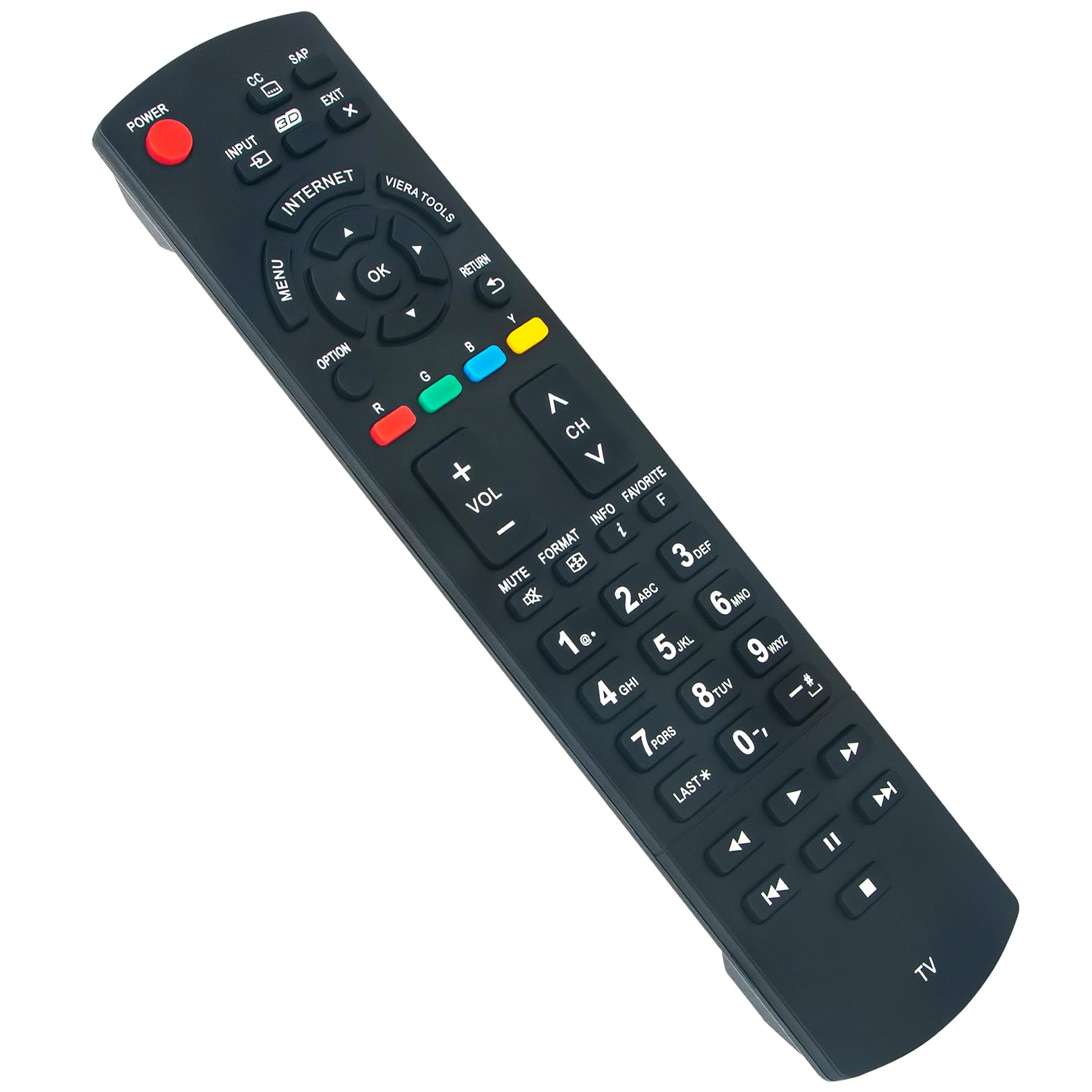 (未使用･未開封品)　hotsmtbang交換用のリモート・コントロールPanasonic th-42?Pa25?th-42?Pa25u th-42?Pa25u th-42px75u th-c46fd18?a th-c42fd18?a th-37lru50?th wyeba8q Amazon.com: Universal Replacement Remote Control for