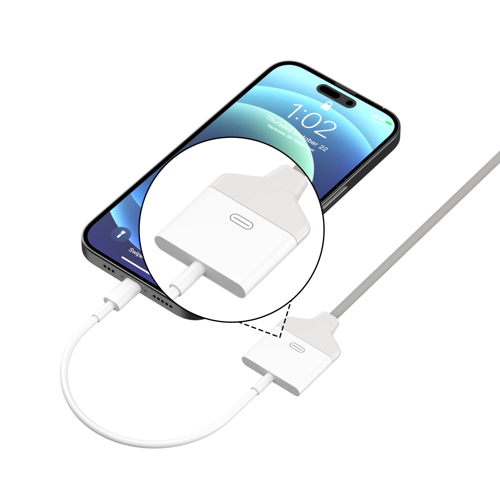Amazon.com: [Apple MFi Certified] Lightning to 30 Pin Adapter for