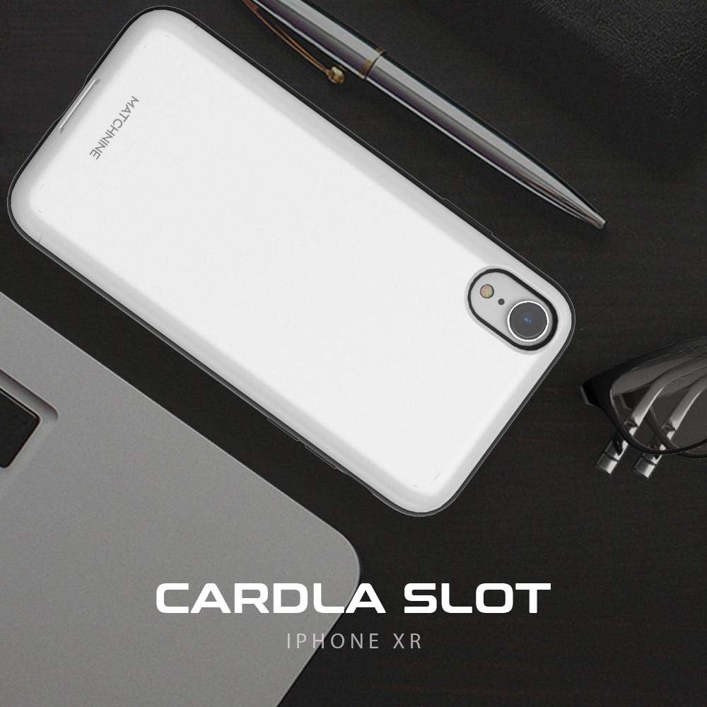 Apple iPhone XR Matchnine Cardla Slot Back Case Cover - White