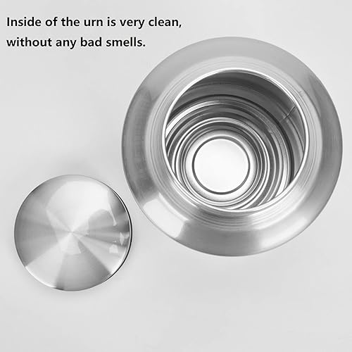 Miniatura 4 de LINES ARTE Urnas grandes para cenizas hombres adultos, urnas de rosa roja para cenizas humanas adultas de hasta 220 libras, urnas de cremación