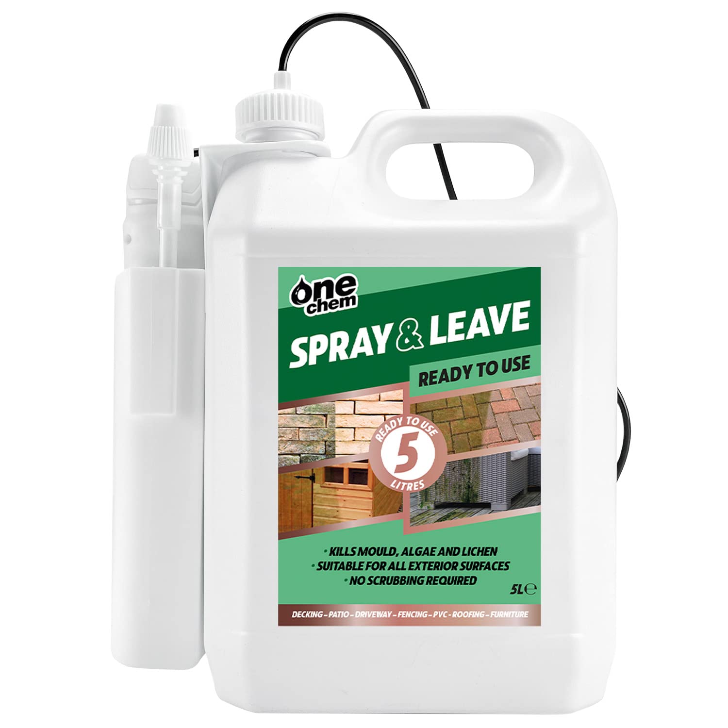 Buy One Chem 5 Litre Spray and Leave Ready To Use Incudes Battery