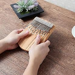 ZYF Kalimba Pouce Piano Piano de Bois Portable Piano 17 clés Kalimba Camphorwoodwn Thumb Piano Doigt avec Tuning Marteau… - Les Beatles, Paul McCartney, John Lennon, RIngo Starr, George Harrison ZYF Kalimba Pouce Piano Piano de Bois Portable Piano 17 clés Kalimba Camphorwoodwn Thumb Piano Doigt avec Tuning Marteau… – Image 3