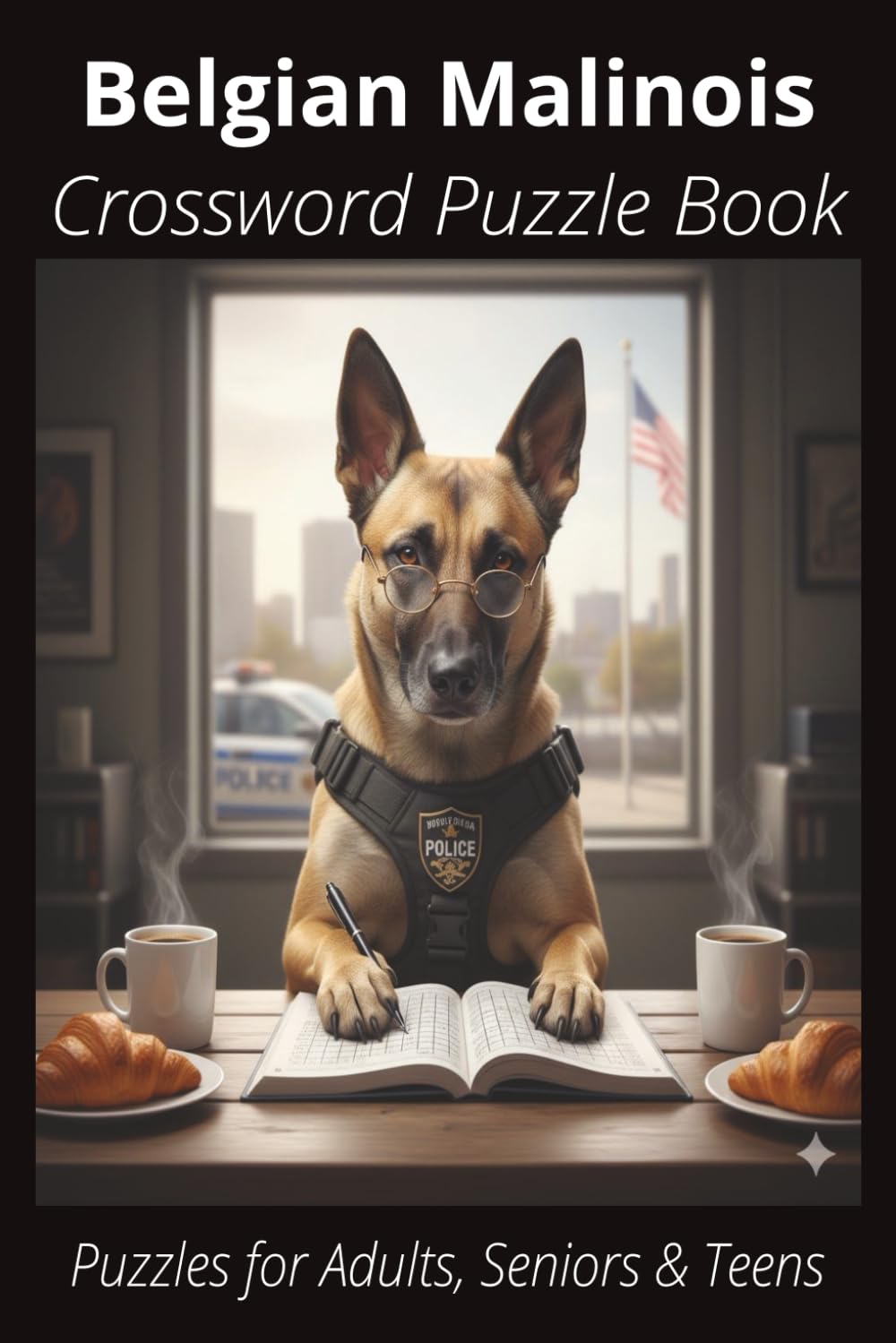 Belgian Malinois Crossword Puzzle Book: Crossword Puzzles with Easy-to-Read Print About Belgian Malinois, Loyal Companions, Training, Fun Facts & More ... Pet Lovers, Vacations, and Relaxing Moments