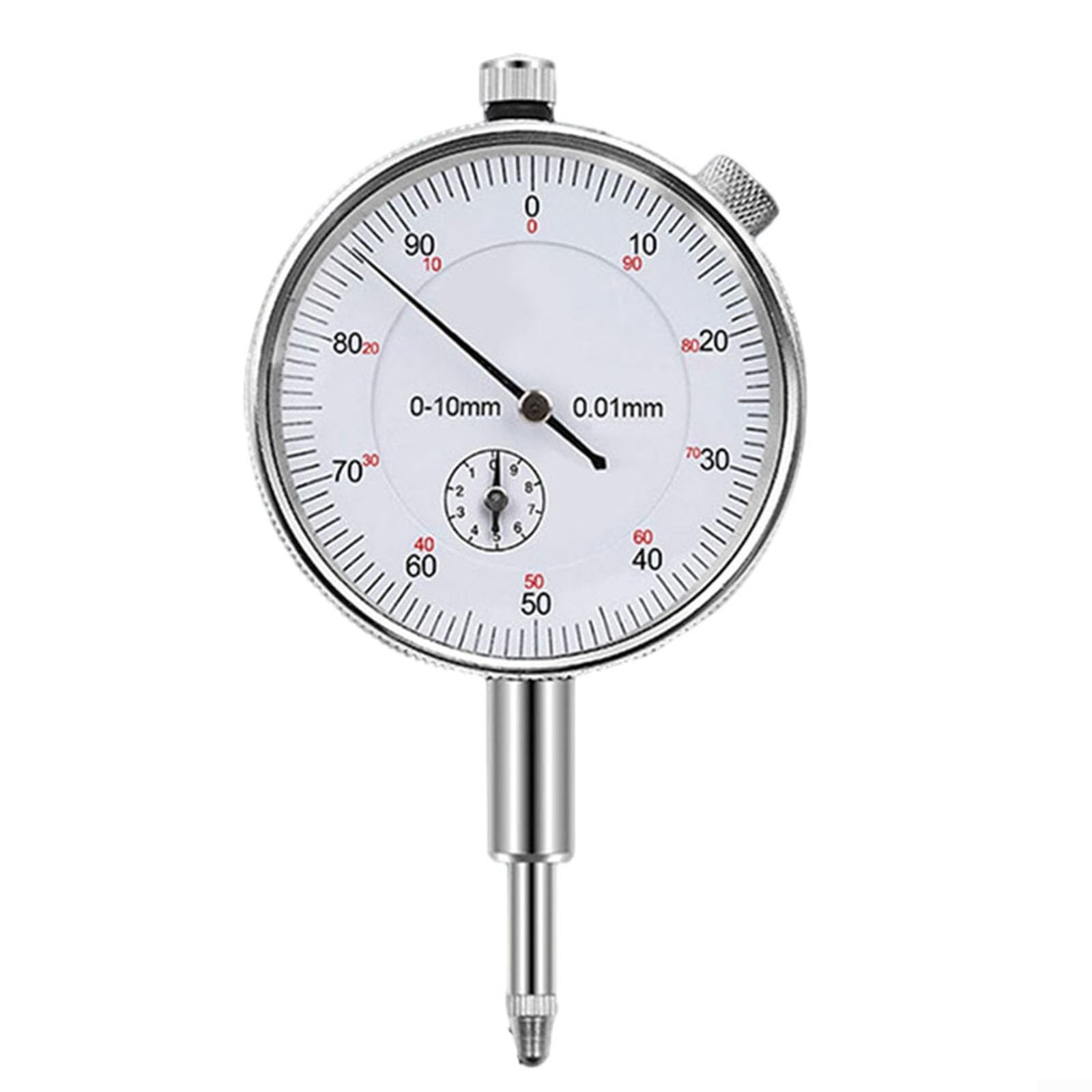 Messuhr 0-10mm - Präzisions Messinstrument 0,01mm Auflösung Rundlaufmessung