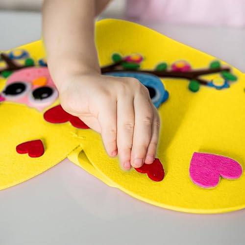 Miniatura 4 de Dohia Fieltro de color de tela de fieltro para manualidades DIY artesanía costura patchwork material D2-MZB (amarillo)