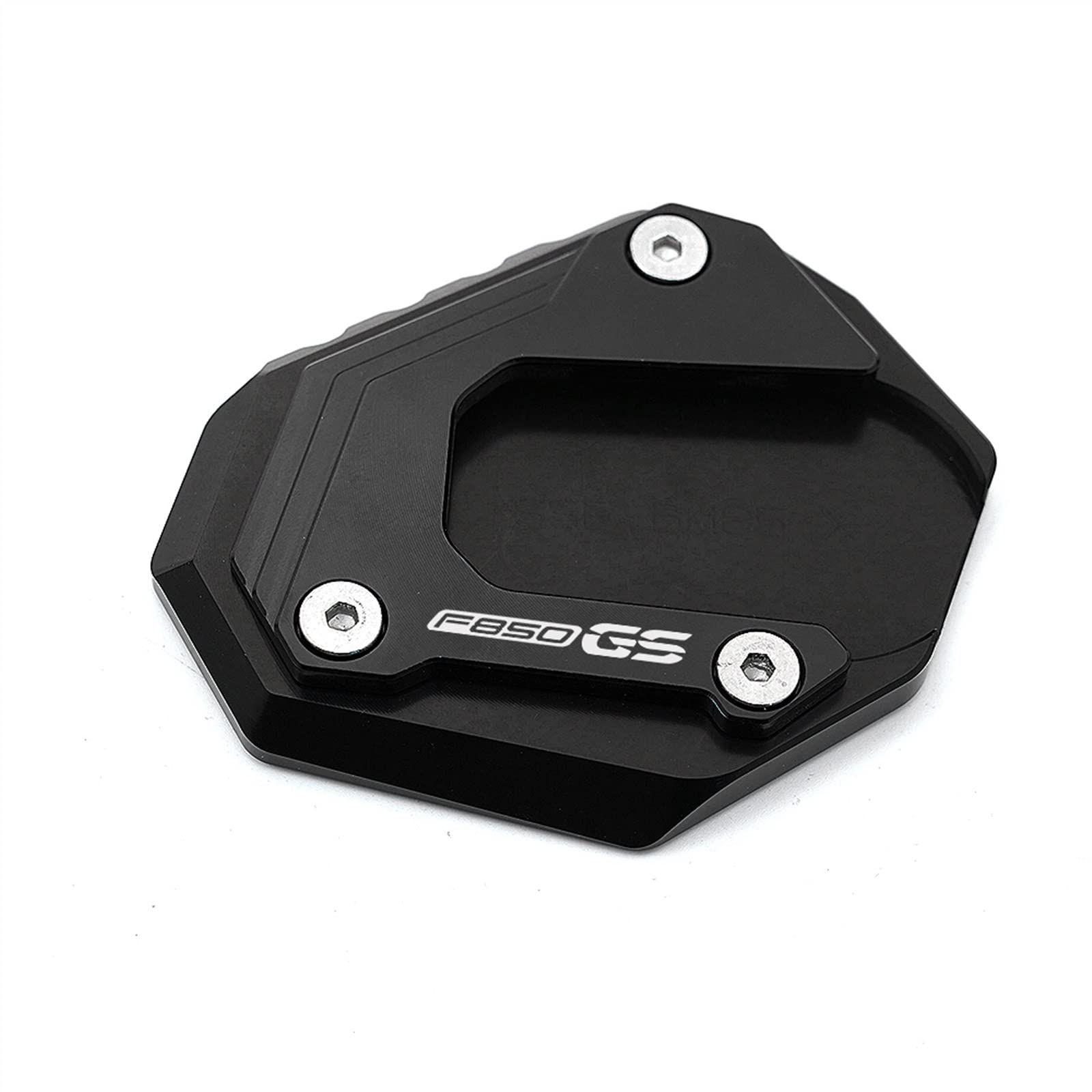Motorstandaardvergroter Voor BMW F850GS En F750GS – CNC Aluminium, Zwart, Past 2018-2022 (2019, 2020, 2021)