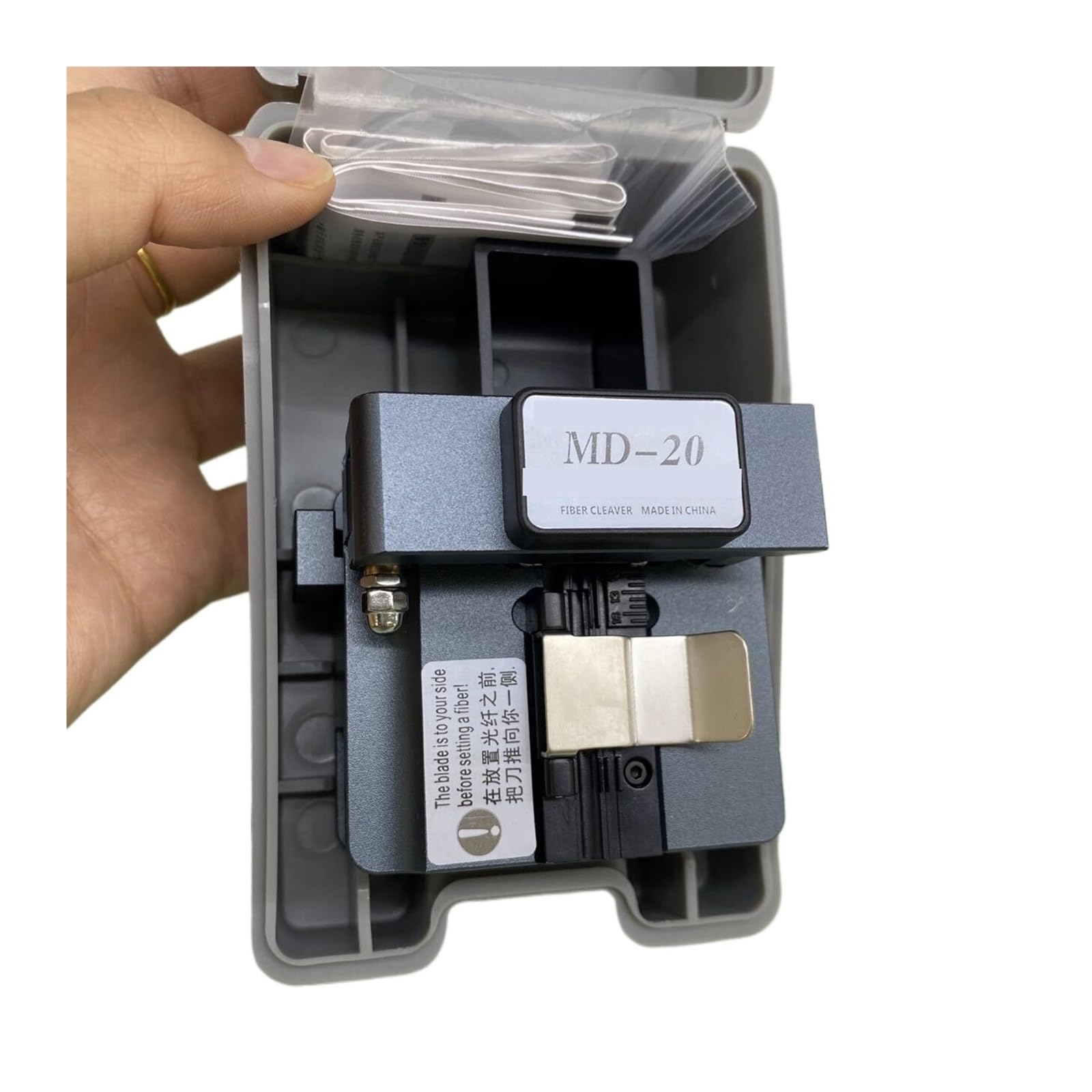 Precisione MD-20 Fibra Ottica Cleaver Coltello da taglio Strumento di professionale Mannaia optoelettronica