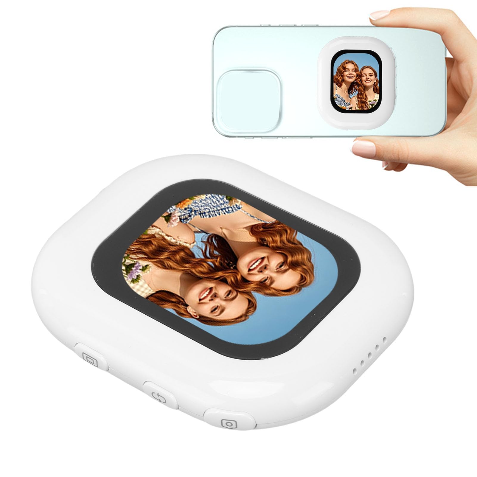 Pongnas Stazione di Ricarica 3 in 1 con Orologio Digitale, Supporto Fast