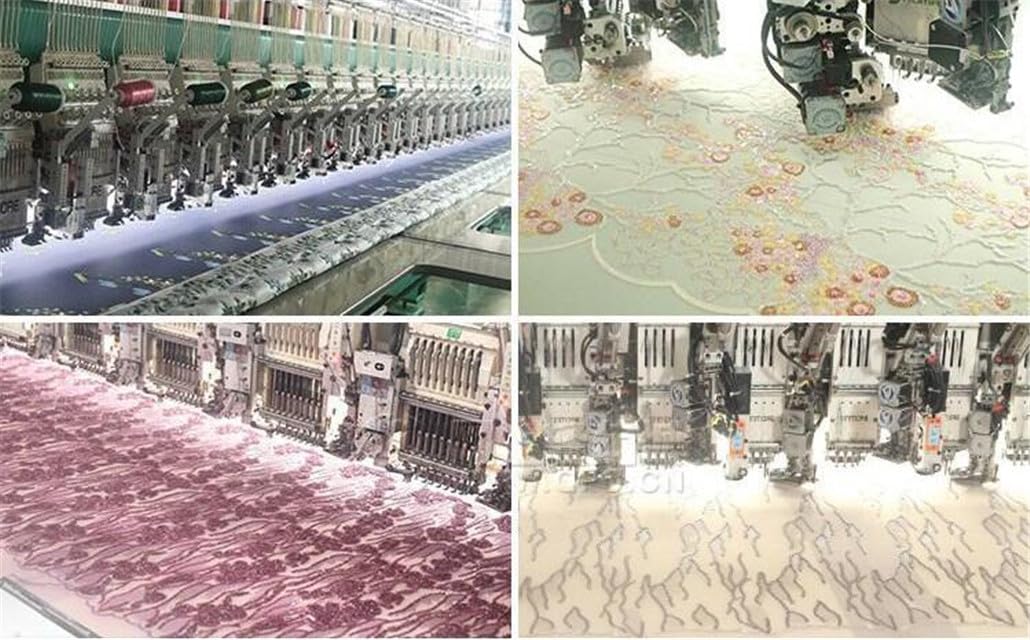 Tissu Jacquard Brocart Africain Pour Femme Tissu Damassé Floral Nigérian Dorure Dentelle Brocart Tissu 5Yard Pour Robe De Soirée
